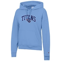 Women's Champion  Light Blue Tennessee Titans Powerblend Hoodie
