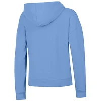 Sweat à capuche Powerblend bleu clair pour femme Champion des Titans du Tennessee
