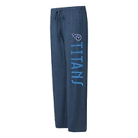 Ensemble débardeur et pantalon Concepts Sport pour femmes, bleu marine/charbon, Tennessee Titans