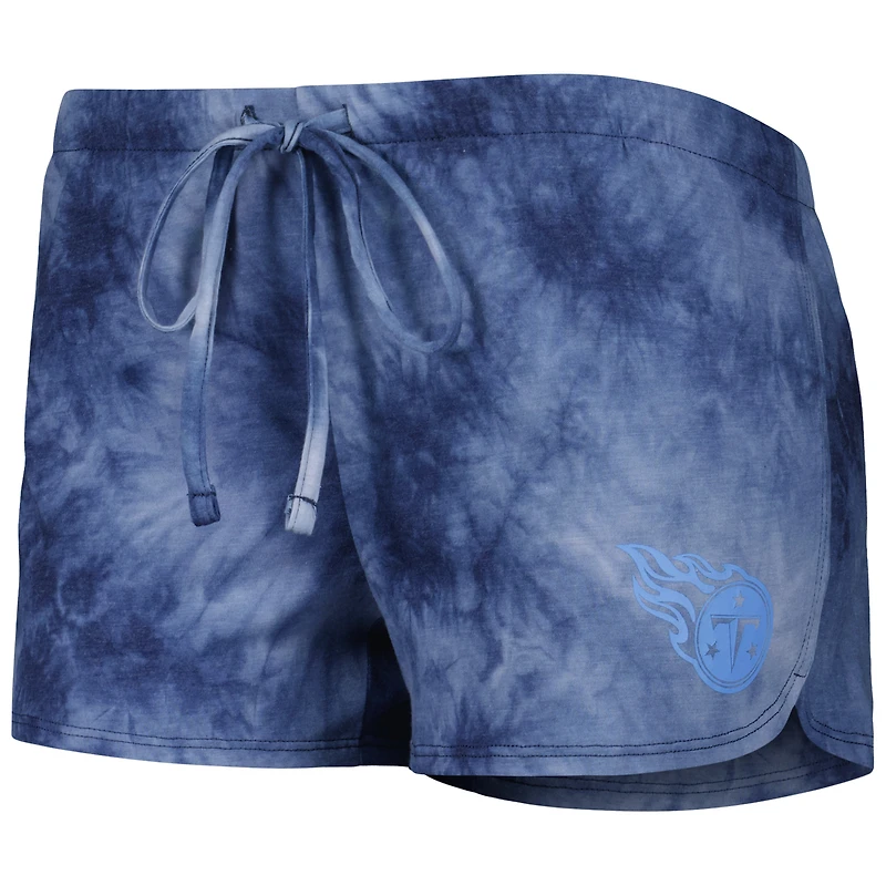 Concepts Sport pour femme Marine Tennessee Titans Billboard Scoop Neck Racerback Tank and Shorts Sleep Set