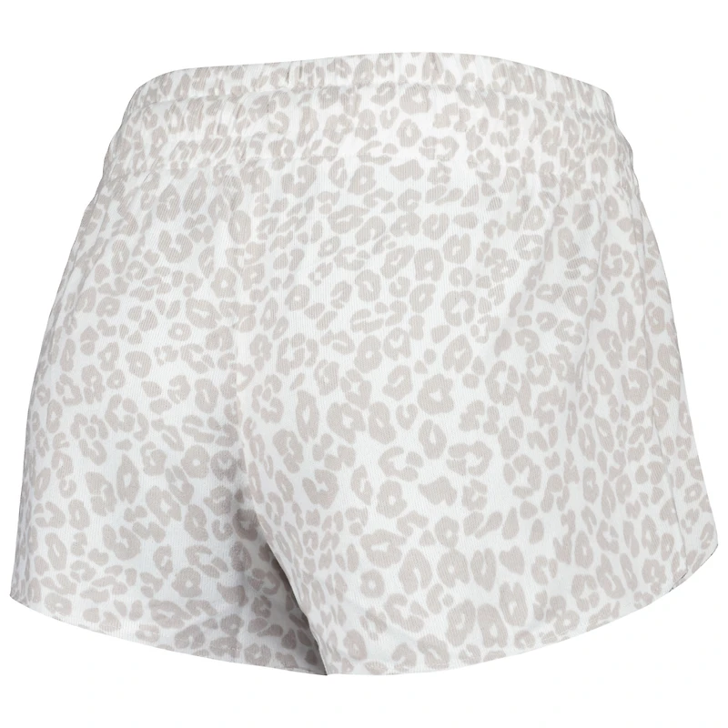 Women's Concepts Sport White/Cream Tennessee Titans Montana Knit Top & Shorts Sleep Set