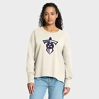 Women's Fanatics Cream Tennessee Titans Dove Legacy Long Sleeve T-Shirt