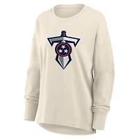 Women's Fanatics Cream Tennessee Titans Dove Legacy Long Sleeve T-Shirt