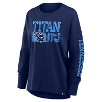 T-shirt à manches longues Fanatics bleu marine Tennessee Titans Hometown Legacy pour femme