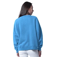 Sweat-shirt surdimensionné bleu clair G-III 4Her pour femme par Carl Banks, motif Tennessee Titans