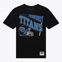 T-shirt noir dynamique pour femme Mitchell & Ness Tennessee Titans