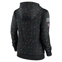 Sweat à capuche Nike Anthracite Tennessee Titans NFL Crucial Catch Therma pour femme