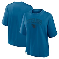 Women's Nike Blue Tennessee Titans Glory Arch Boxy T-Shirt