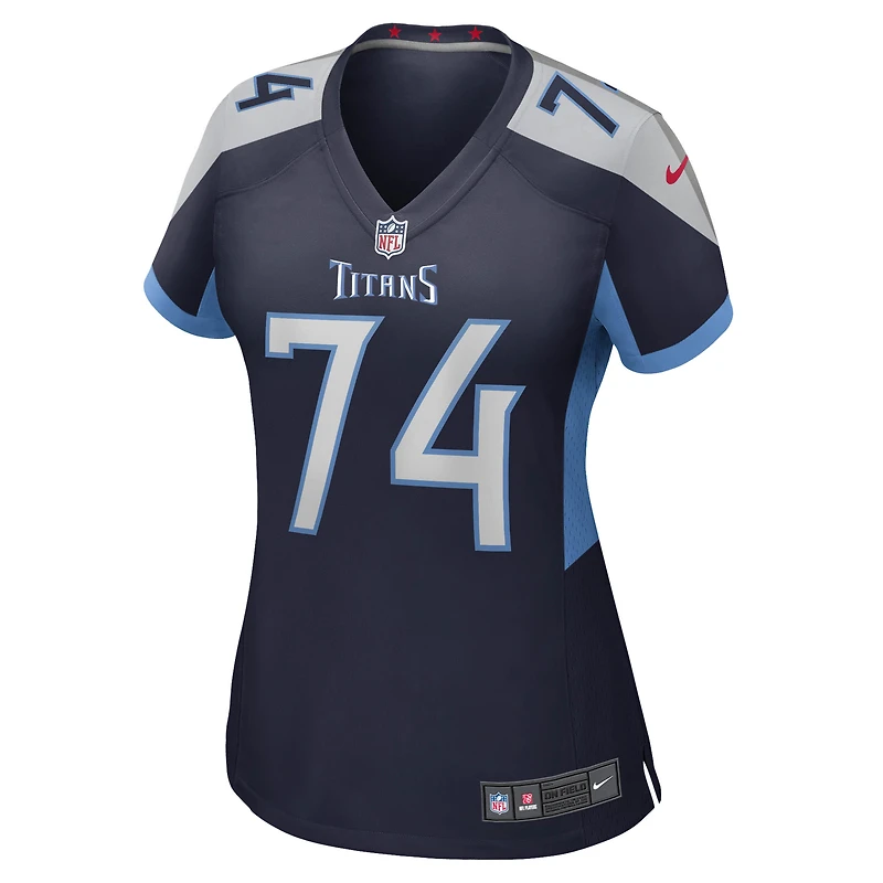 Women's Nike Bruce Matthews Navy Tennessee Titans Retired Player Jersey