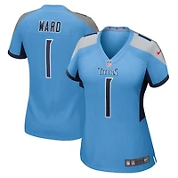 Women's Nike Cameron Ward Light Blue Tennessee Titans 2025 NFL Draft First Round Pick  Game Jersey