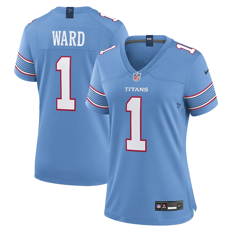 Women's Nike Cameron Ward Light Blue Tennessee Titans Game Jersey