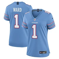 Women's Nike Cameron Ward Light Blue Tennessee Titans Game Jersey