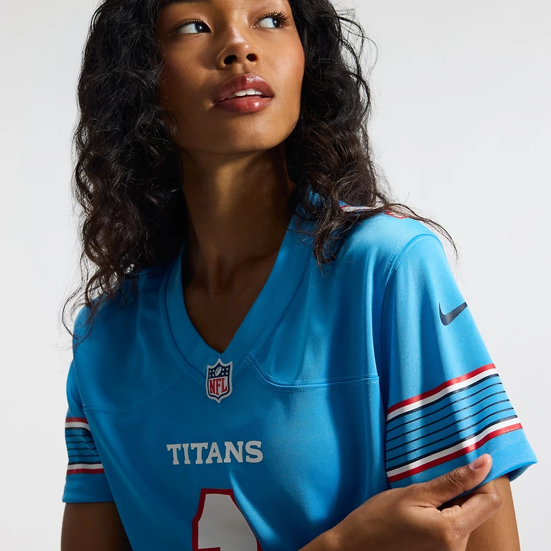 Women's Nike Cameron Ward Light Blue Tennessee Titans Game Jersey