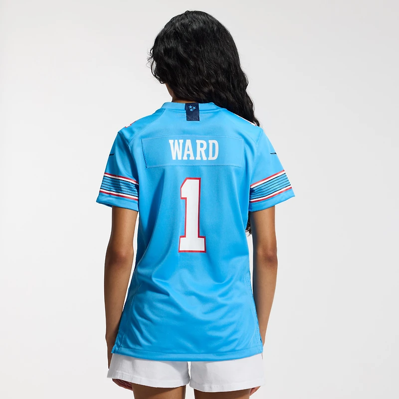 Women's Nike Cameron Ward Light Blue Tennessee Titans Game Jersey