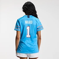 Women's Nike Cameron Ward Light Blue Tennessee Titans Game Jersey