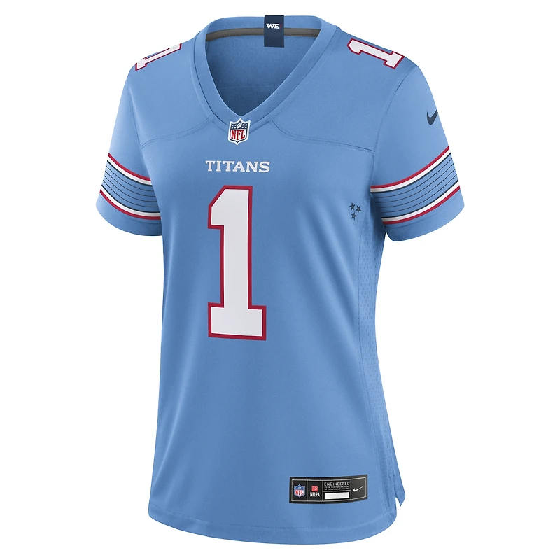 Women's Nike Cameron Ward Light Blue Tennessee Titans Game Jersey