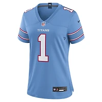 Women's Nike Cameron Ward Light Blue Tennessee Titans Game Jersey