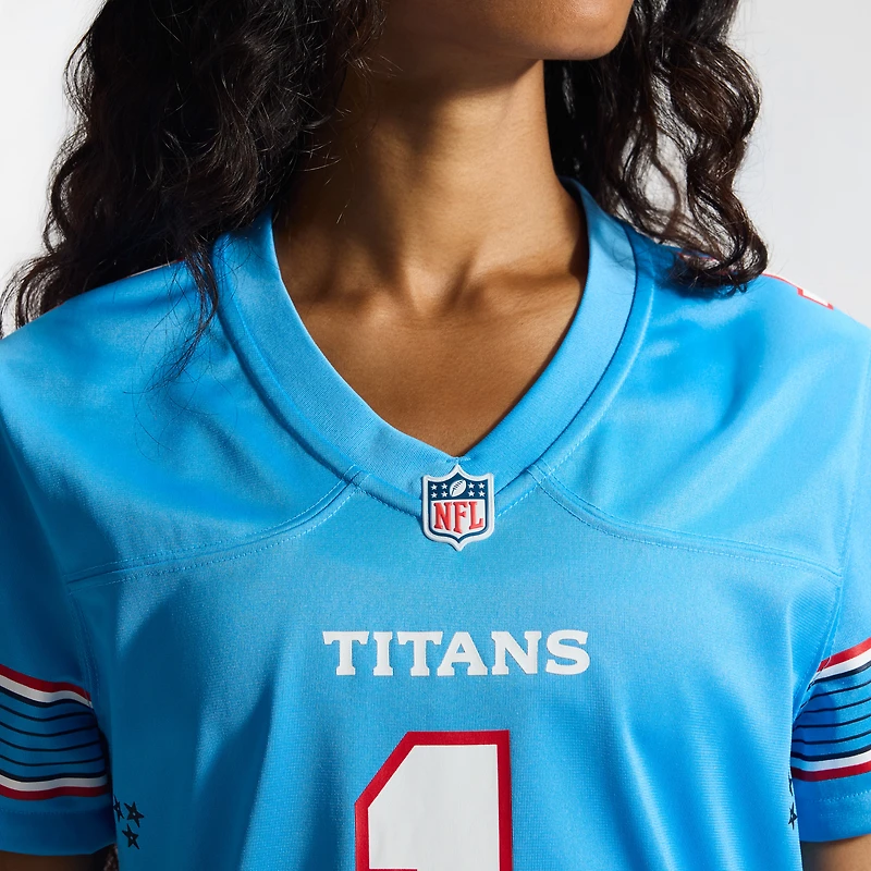Women's Nike Cameron Ward Light Blue Tennessee Titans Game Jersey
