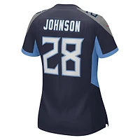 Women's Nike Chris Johnson Navy Tennessee Titans Retired Player Game Jersey