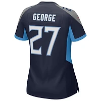 Maillot de joueur retraité Nike Eddie George Navy Tennessee Titans Game pour femme
