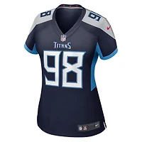 Women's Nike Jeffery Simmons Navy Tennessee Titans Alternate Game Jersey