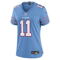 Women's Nike Jermaine Johnson II  Light Blue Tennessee Titans Team Game Jersey