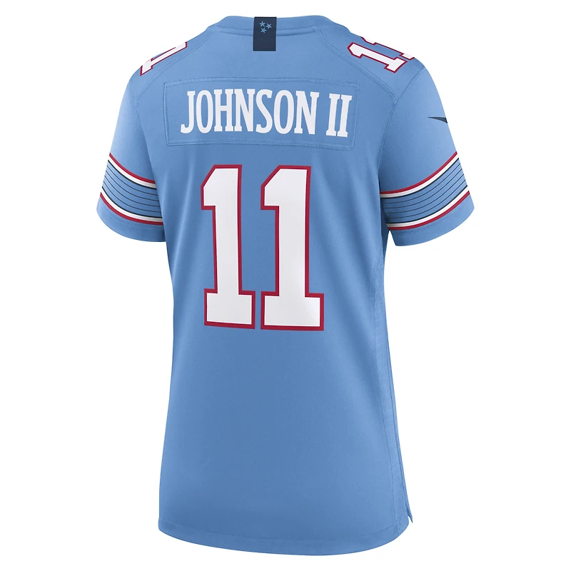 Women's Nike Jermaine Johnson II Light Blue Tennessee Titans Team Game Jersey