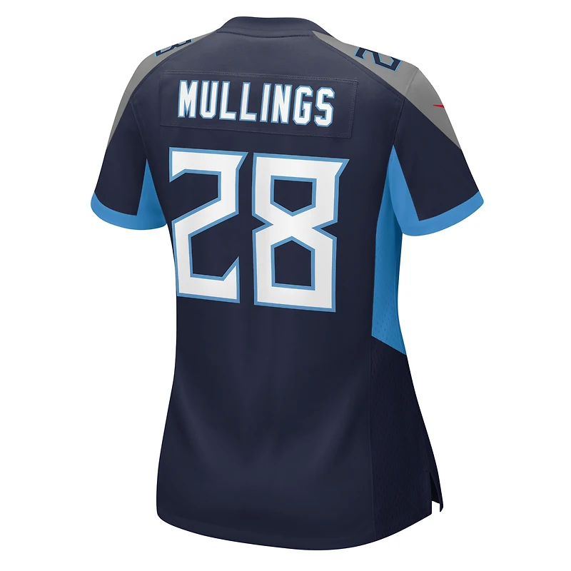 Women's Nike Kalel Mullings  Navy Tennessee Titans Team Game Jersey