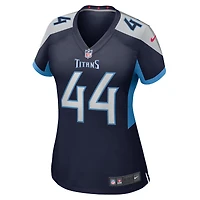 Maillot Nike Mike Brown bleu marine pour femme des Titans du Tennessee