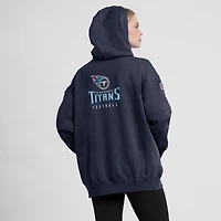 Sweat à capuche Nike Tennessee Titans 2023 Sideline Club Fleece pour femme - Bleu marine