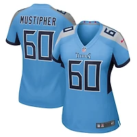 Maillot Nike Sam Mustipher bleu clair pour femme des Titans du Tennessee