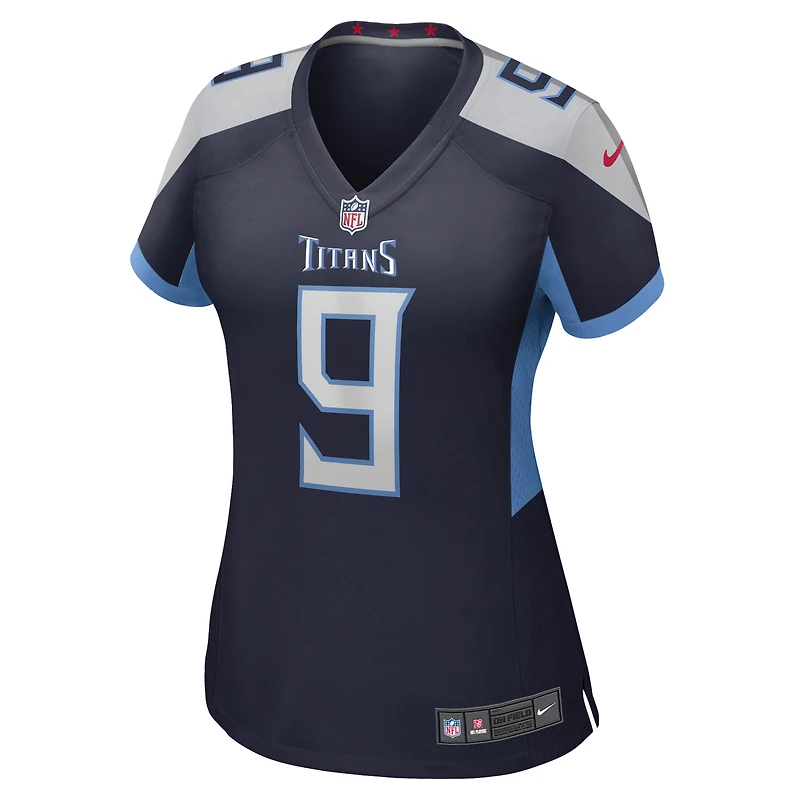 Women's Nike Steve McNair Light Blue Tennessee Titans Oilers Throwback Retired Player Game Jersey