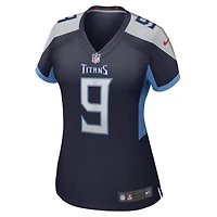 Women's Nike Steve McNair Light Blue Tennessee Titans Oilers Throwback Retired Player Game Jersey