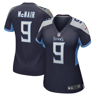 Women's Nike Steve McNair Light Blue Tennessee Titans Oilers Throwback Retired Player Game Jersey