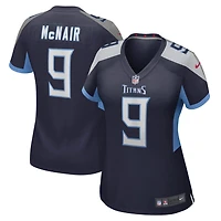Women's Nike Steve McNair Light Blue Tennessee Titans Oilers Throwback Retired Player Game Jersey