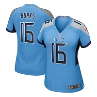 Maillot Nike Treylon Burks bleu clair pour femme des Titans du Tennessee