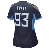 Women's Nike T'Vondre Sweat  Navy Tennessee Titans Team Game Jersey