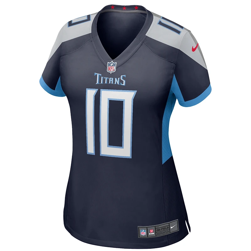 Maillot de joueur retraité Nike Vince Young pour femme des Tennessee Titans, bleu marine