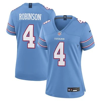 Women's Nike Wan'Dale Robinson Light Blue Tennessee Titans Team Game Jersey
