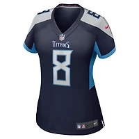 Maillot Nike Will Levis bleu marine pour femme des Titans du Tennessee