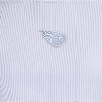 Débardeur court de voyage Starter bleu pastel pour femme, Tennessee Titans.