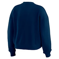 Women's WEAR by Erin Andrews  Cream Tennessee Titans Knitted Tri-Blend Long Sleeve T-Shirt & Pants Lounge Set