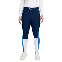 Women's WEAR by Erin Andrews Navy/Light Blue Tennessee Titans Color-Block Leggings