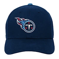 Youth Navy Tennessee Titans Team Pre-Curved Adjustable Hat