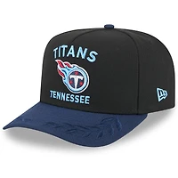 Youth New Era  Black/Navy Tennessee Titans 2025 NFL Draft A-Frame 9FIFTY Snapback Hat