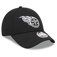Youth New Era Black Tennessee Titans  Main B-Dub 9FORTY Adjustable Hat