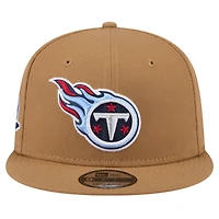 Youth New Era Brown Tennessee Titans Color Pack Side Patch 9FIFTY Snapback Hat