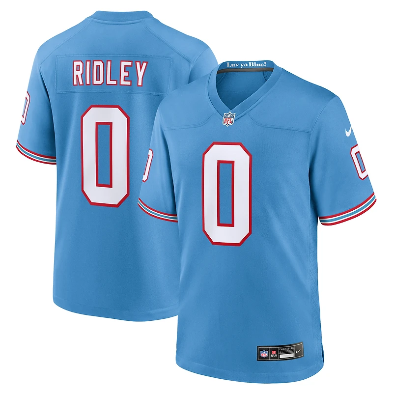Maillot de match Nike Calvin Ridley bleu clair pour jeunes des Titans du Tennessee