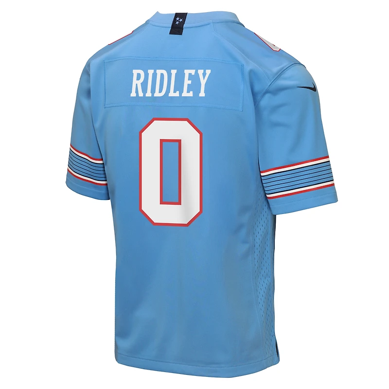 Maillot de match Nike Calvin Ridley bleu clair pour enfant des Titans du Tennessee