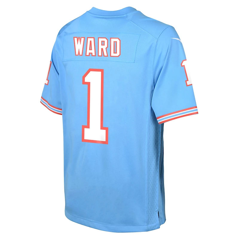 Maillot alternatif bleu clair Nike Cameron Ward pour jeunes des Titans du Tennessee